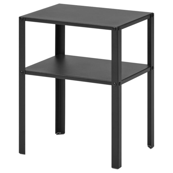 Bedside table black 37x28 cm