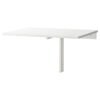 Dropleaf table white 74x60 cm