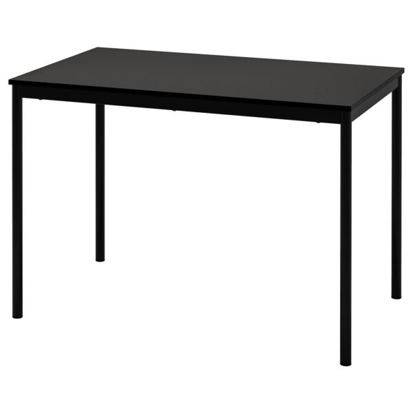 Table black 110x67 cm