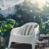 Armchair outdoor white