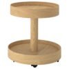 Side table on castors