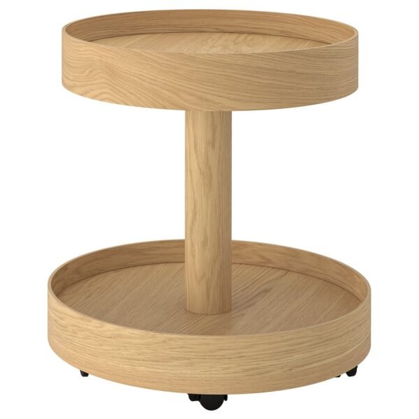 Side table on castors